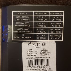 Ellen Tracy Footless Tights Sz 